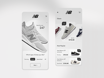 Shoes Store Concept application boutique company customization design designers developers development it marketplace minimalism online outsourcing outstaff platform shoes shopping software store ui