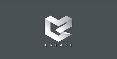 Logo Design for CREASE abstract logo branding design gradient icon illustrator logo logo design minimal logo vector