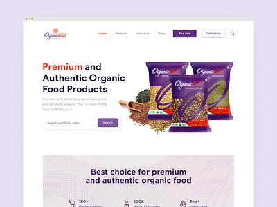 OrganicKrate | Website UIUX | Figma adobexd figma graphic design organicfoodwebsite ui uidesign uiuxdesign uxdesign webdesign websitedesign