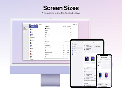 Screen Sizes apple apple tv apple watch carplay display display size ios ipad ipados iphone ipod touch itouch iwatch multitasking screen screen size true tone tvos watchos widgets