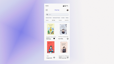 Daily UI :: 091 Curated for You app art design minimal ui ux web