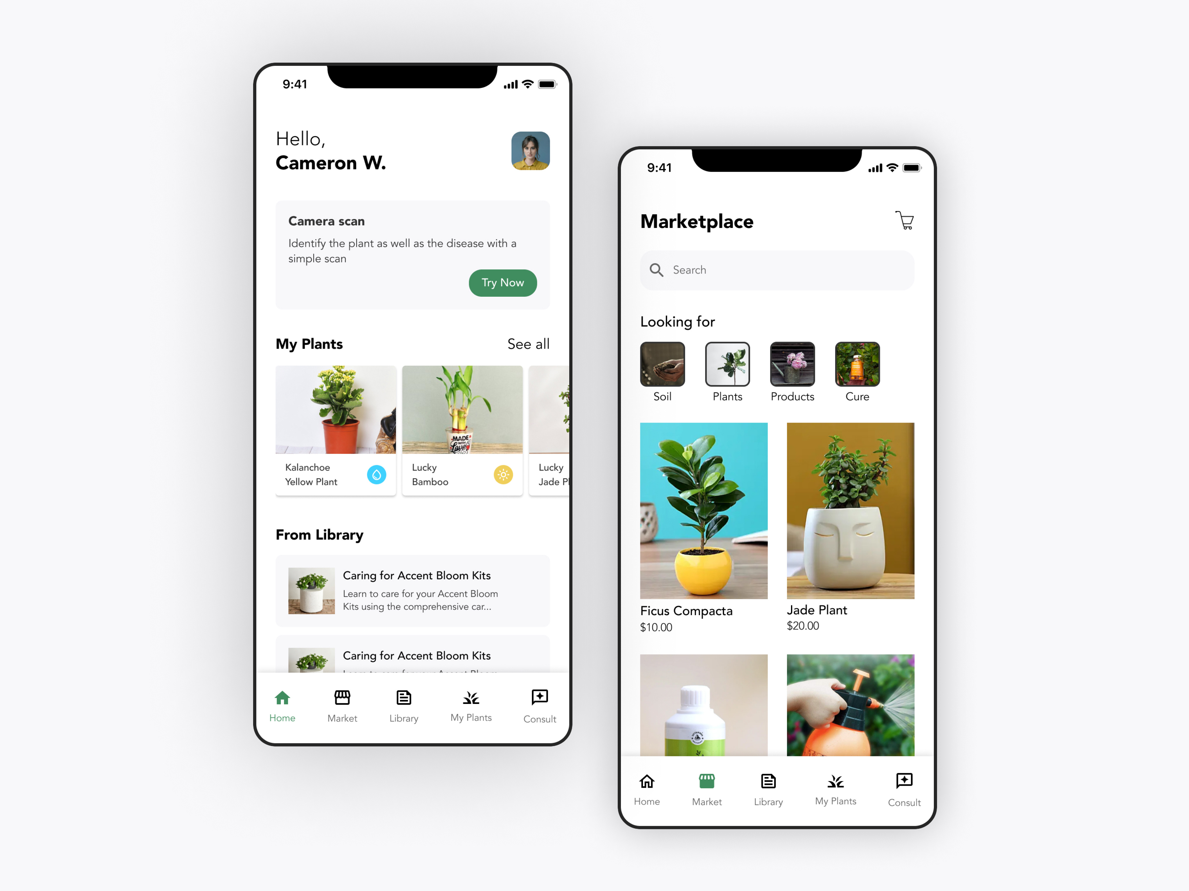 Pro Plant UI Design by Pooja Thakkar on Dribbble