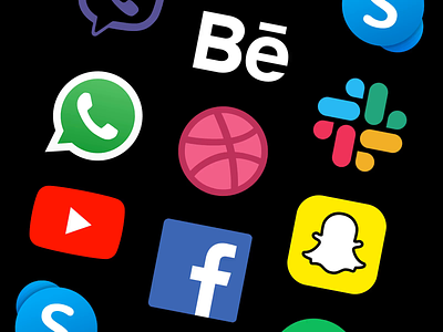 FREE Figma Social Media Icons design icons media social ui ux