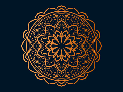 Coloring Mandala Design circle meditation pattern