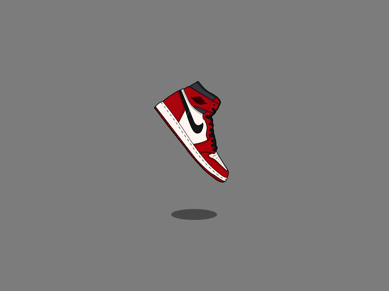 Jordan 1 Chicago air air jordan design jordan jordan 1 lottie nike simple simple illustration