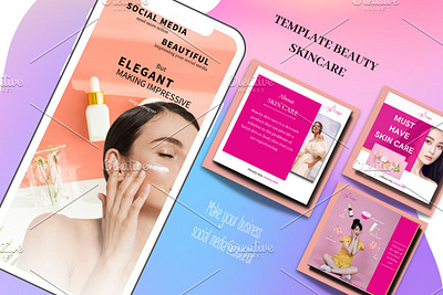 Skincare Template cosmetics