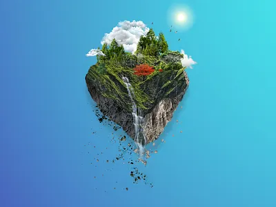 NATURE earth graphic design nature photoshop