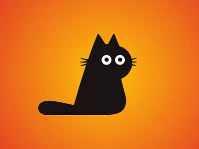 Sunday Cat Doodle cat minimalist vector