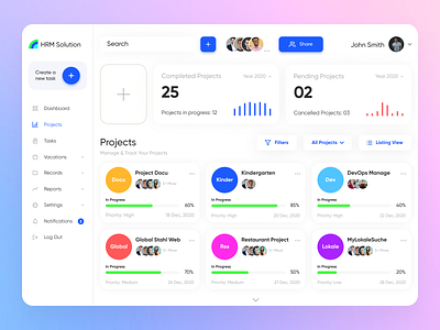 Project Management WebApp app app design application art behance color dashboard design dribbble figma graphicdesign project management ui ui design uiux ux web webapp webdesign website