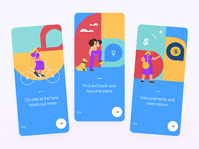 Travel App Onboarding UI app app design application application design behance color design dribbble graphicdesign mobile app mobile app design mobile ui ui ui design uidesign uiux