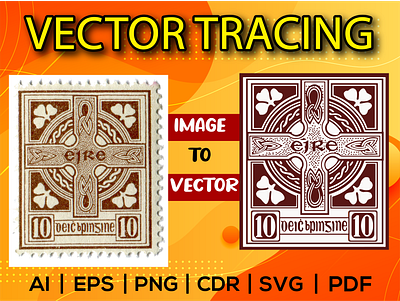 Old stamp recovery or vector from an image adobe illustrator high resolution image to vector low resolution redraw redraw logo vector vector illustration vector logo vector tracing