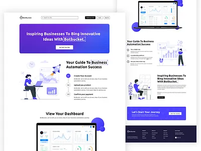 Seller Landing Page illustration landing page seller ui uidesign web webdesign website website design