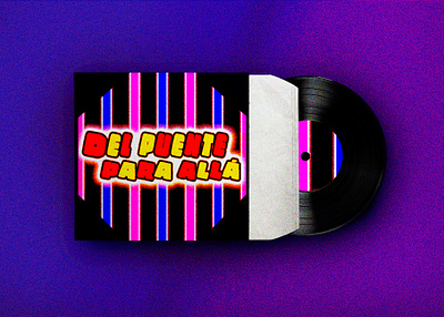 Discos La Chiva Loca - Del puente para allá art direction branding cali concept design icon illustration music typography vector