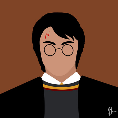 Harry Potter Flat Design art artistic design flat flat illustration flatdesign graphic design harry potter illustration illustrator minimal vector