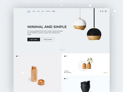 Furniture LandingPage illustration landingpage shop website