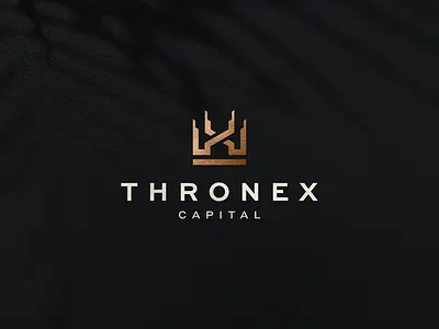 Thronex Capital abstract building crown crown logo design icon king kingdom kings logo logodesign queen symbol vector