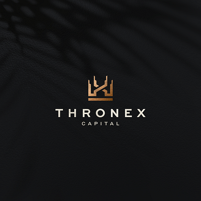 Thronex Capital abstract building crown crown logo design icon king kingdom kings logo logodesign queen symbol vector