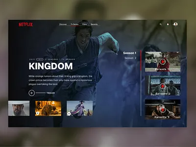 Netflix redesign website design netflix netflix and chill ui ux web website design