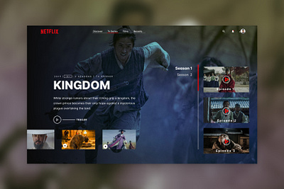 Netflix redesign website design netflix netflix and chill ui ux web website design