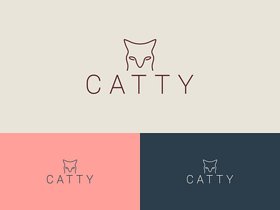 CATTY animal logo animal logos brand logo branding logo design business logo cat logo catty logo creative logo logo logo branding logo design logo design branding logo mark minimal logo minimalist logo professional logo