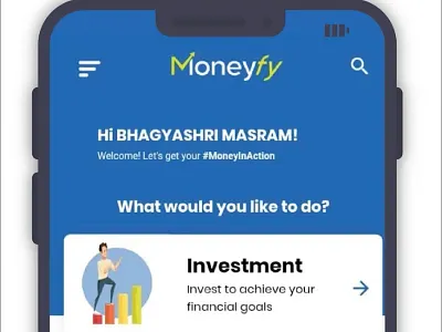 Tata Monefy aesthetics branding data design illustration mobile ux visuals xd