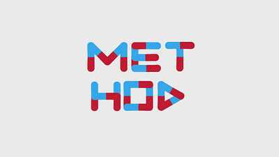 Method Logo branding creative logo design font icon identity illustration logo logos logotype mark method symbol vector