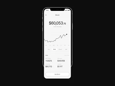 Fintech UI Concept app design app ui bank banking clean crypto crypto wallet finance finance app minimal minimalistic modern product product design simple ui