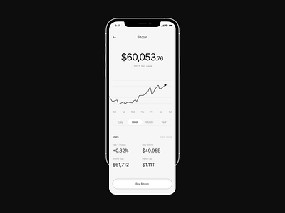 Fintech UI Concept app design app ui bank banking clean crypto crypto wallet finance finance app minimal minimalistic modern product product design simple ui