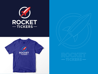 Logo Design - Rocket Tickers branding design illustration logo logo design logodesign logotype uidesign vector