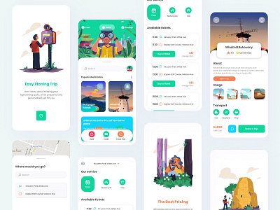 Travel Agency Kits : MoribusPlace ✈ app branding design illustration kits logo place train travel travel agency travel app traveling travelling ui ui kit ui ux uidesign uikits uiux ux