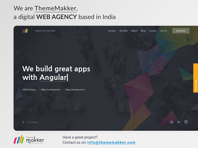 ThemeMakker - Digital Web Agency angular development app design app development digital agency enterprise mobility enterprise software front end development hire designer hire developers react development thememakker web agency web development