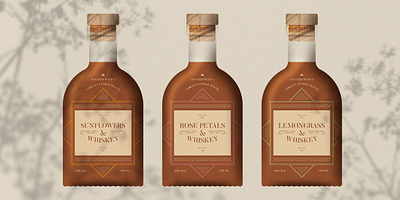 Herbal Infused Whiskey bottles branding glass logo logo design minimal packaging spirits whiskey