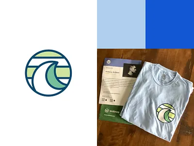 Wohven June T-Shirt Design agrib aqua blue june ocean print printed shirt shirt design stripes subscription summer t shirt tee tee design tshirt water wave wave design wohven