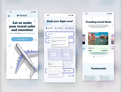 Travel Booking Website best 2022 clean ios landing page light ui minimal mobile app design modern product design re design responsive travel website ui user experience user interaction user interface ux web design