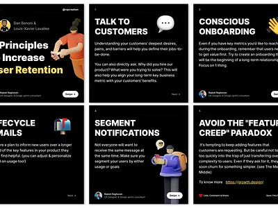 User Retention Poster poster socialmedia uiux ux