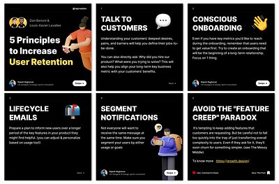 User Retention Poster poster socialmedia uiux ux