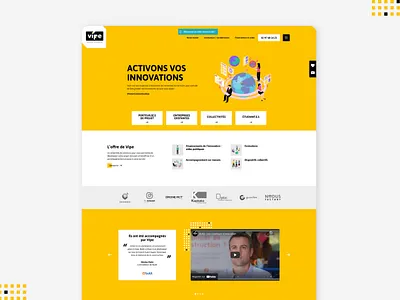 Vipe corporate design startup webdesign website wordpress