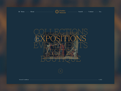 Creative motion design for an history museum design history history museum museum ui ux website