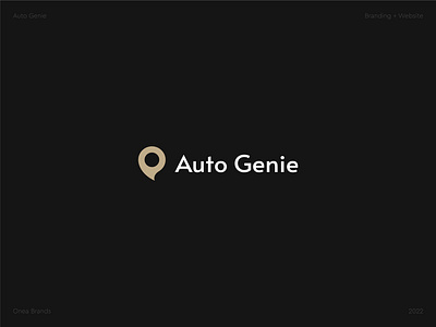 Auto Genie - www.oneabrands.com adobe illustrator auto genie auto logo automobile branding car car logo design flat flat logos illustration logo minimal ui vector