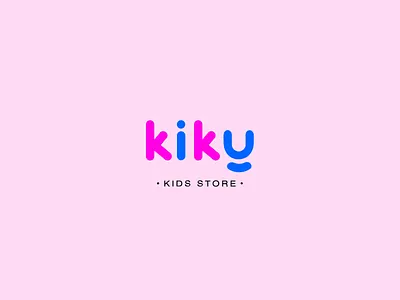 Kiky - kids shop logo brand brand identity branding identity kids kids logo logo logotype store