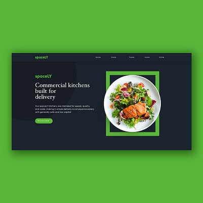 spaceLY adventure cloud kitchen king kitchen product design ui uiux xd