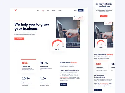 Venus Landing Page design graphic design landing design landing page typography ui ux web website