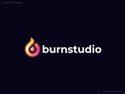 burn studio logo b logo branding burn design ecommerce fire logo studio