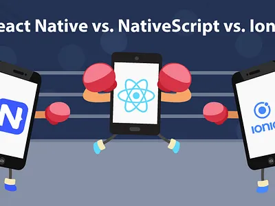 Major Difference NativeScript, React Native, Ionic Frameworks ionic nativescript react native