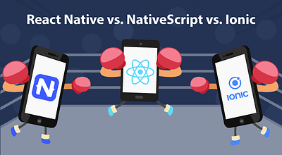 Major Difference NativeScript, React Native, Ionic Frameworks ionic nativescript react native