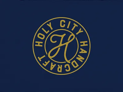 Holy City Handcraft - I badge branding charleston holy city logo vector
