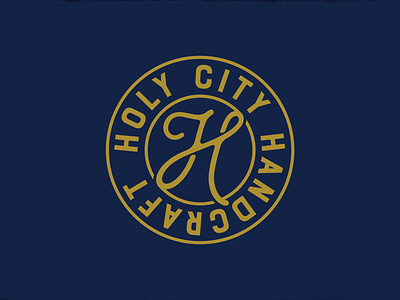 Holy City Handcraft - I badge branding charleston holy city logo vector