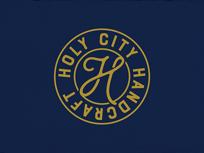 Holy City Handcraft - I badge branding charleston holy city logo vector