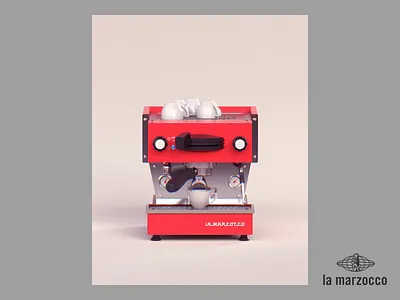 Week 18 - Espresso Rosso 3d after effects animation arnold coffee design espresso espresso machine firenze illustration italia la marzocco loop maya motion