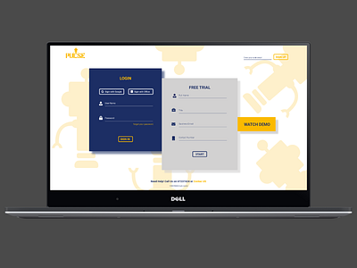 Lead Generation Sign In/ Sign Up Screen branding design ui ux web
